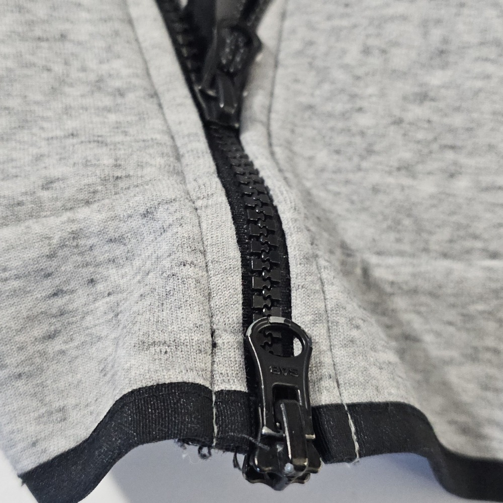 Nike Tech Fleece Hoodie Mens Small Grey Full Double Zip Sweatshirt DD4688-010 - Picture 8 of 16